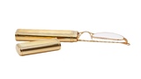Золотой футляр для KL3360 GG. Массив желтого золота 750-й пробы (18К). Вес золотого сплава: 48,0 грамма.